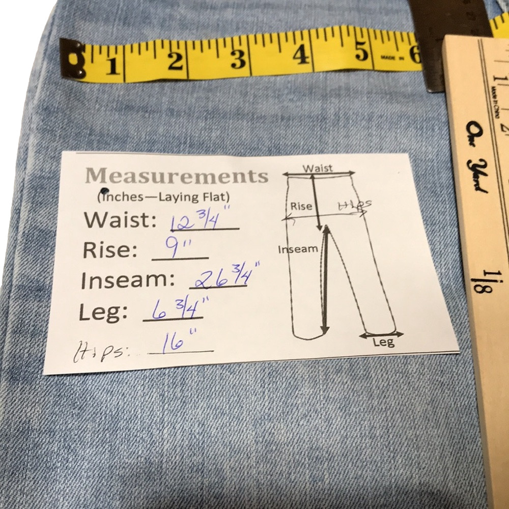 WONDER NATION—SLIM—Boys’ Light Wash Blue Denim Jeans Adjustable Waistband—14Slim - Picture 17 of 17